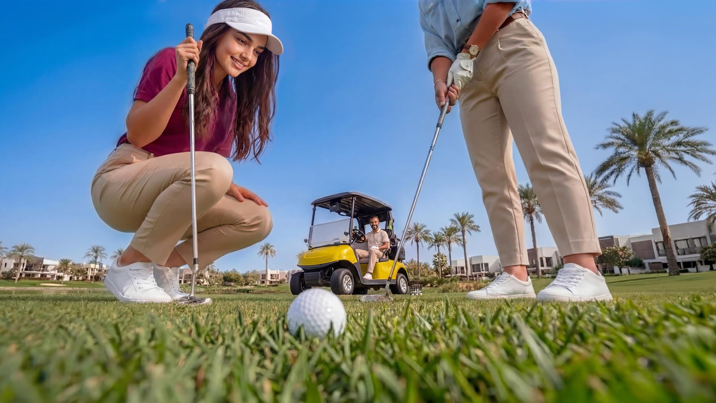 Championship golf at Yas Acres