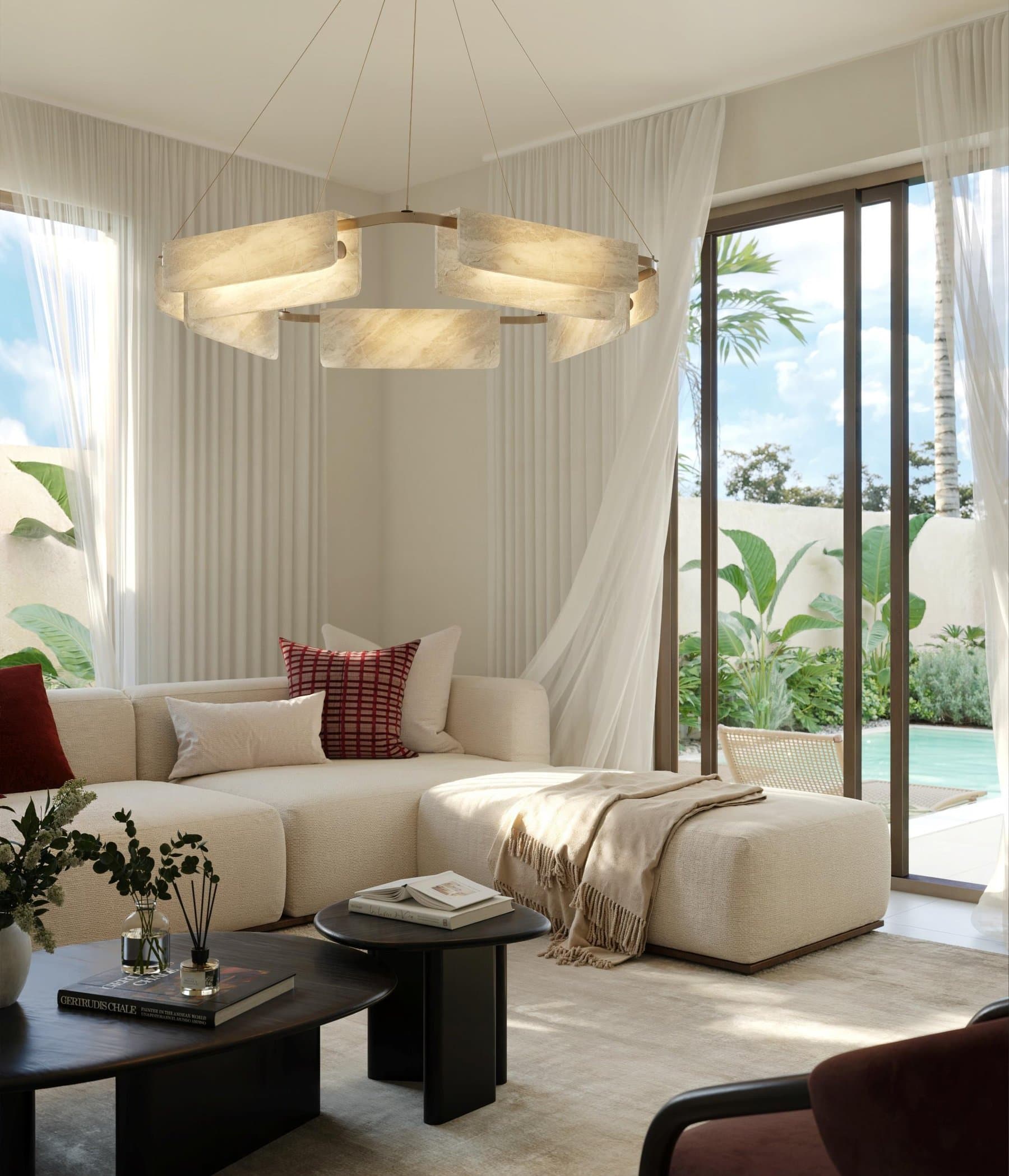 Living room opening to the garden