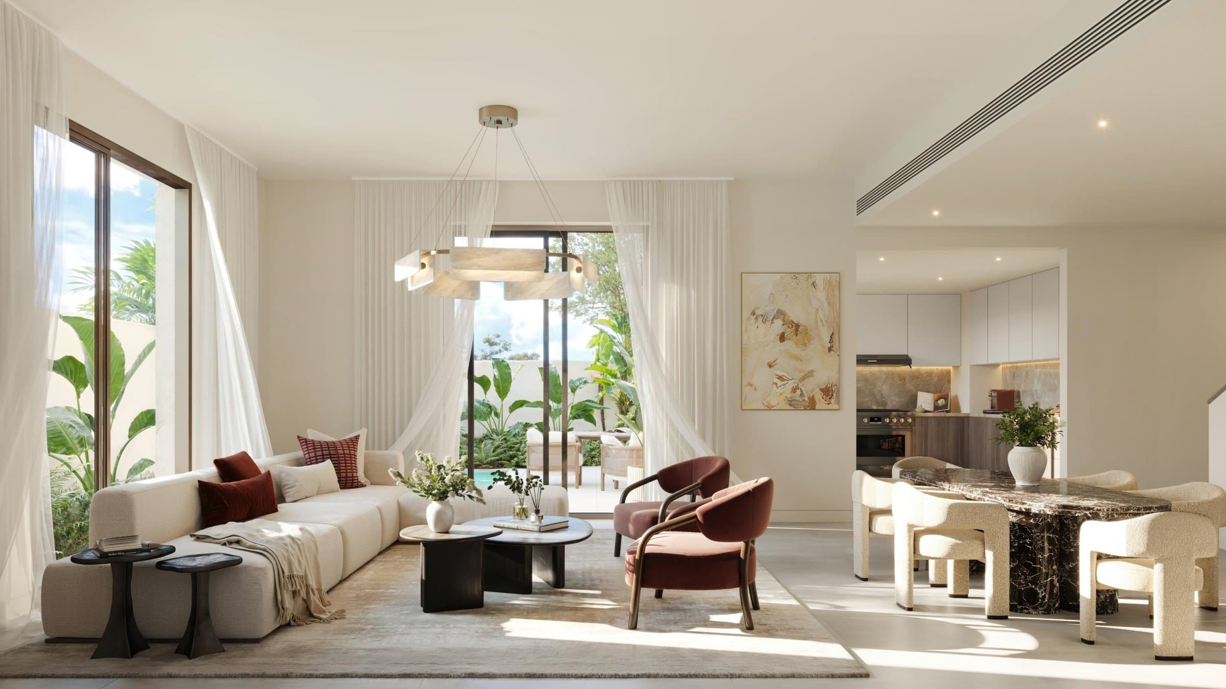 Open-plan living at The Orchids